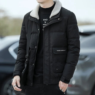 Herren Winter Daunenjacke | Mit Stehkragen