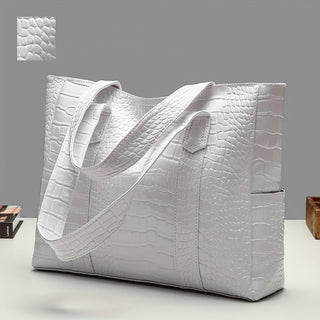 Damen Große Schultertasche | Prägung Tote