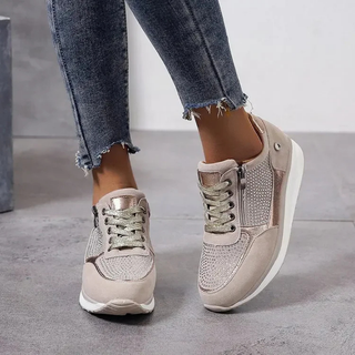 Damen Orthopädische Zipper-Sneaker | Atmungsaktiv & Leicht