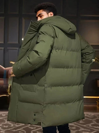 Herren Winter Steppjacke | Mit Kapuze