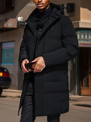Herren Winter Steppjacke | Mit Kapuze