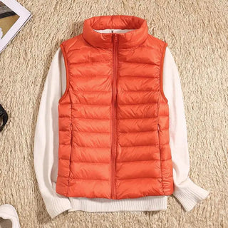 Damen Puffer-Weste | Mit Reißverschluss