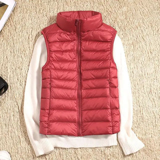 Damen Puffer-Weste | Mit Reißverschluss