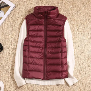 Damen Puffer-Weste | Mit Reißverschluss