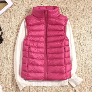 Damen Puffer-Weste | Mit Reißverschluss