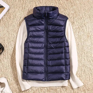 Damen Puffer-Weste | Mit Reißverschluss
