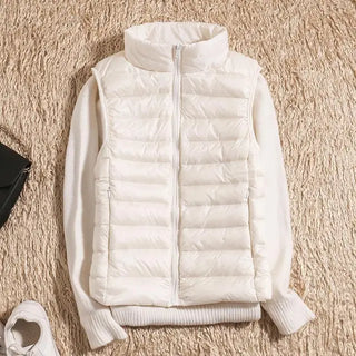 Damen Puffer-Weste | Mit Reißverschluss