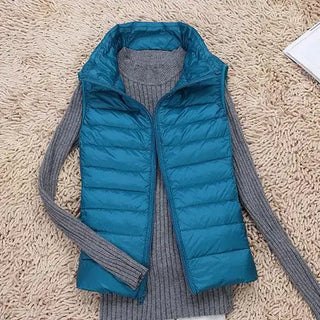 Damen Puffer-Weste | Mit Reißverschluss