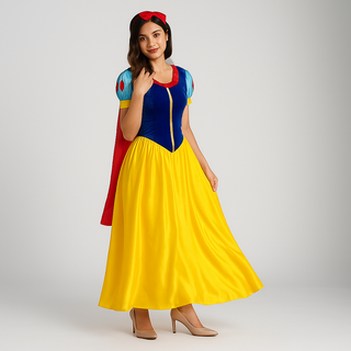 Damen Prinzessinnen Kostüm | Halloween Maxi Kleid