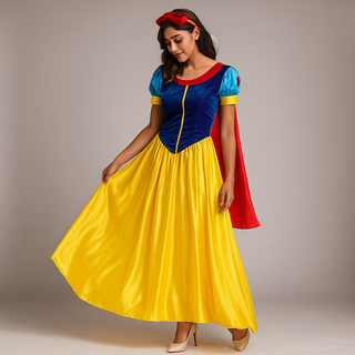Damen Prinzessinnen Kostüm | Halloween Maxi Kleid