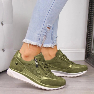 Damen Orthopädische Zipper-Sneaker | Atmungsaktiv & Leicht