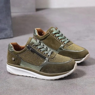 Damen Orthopädische Zipper-Sneaker | Atmungsaktiv & Leicht