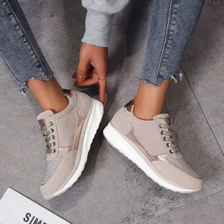 Damen Orthopädische Zipper-Sneaker | Atmungsaktiv & Leicht
