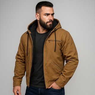 Herren Kapuzen Winterjacke | Klassisch