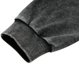 Herren Zip Hoodie im Washed Look | Oversized & Schwer