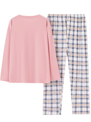 Damen Pyjama Set Zweiteiler | Kurzarm & Hose