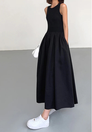 Damen Schlichtes Sommerkleid | Maxi