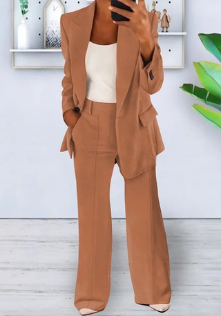 Damen Eleganter Hosenanzug | Zweiteiler