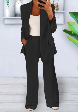 Damen Eleganter Hosenanzug | Zweiteiler