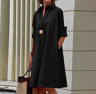 Übergroß-Hemdkleid für Damen | Langarm
