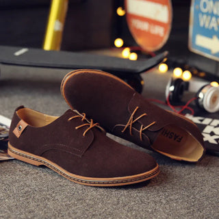 Herren Schnür-Oxford-Schuhe | Niedriger Absatz