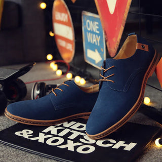 Herren Schnür-Oxford-Schuhe | Niedriger Absatz
