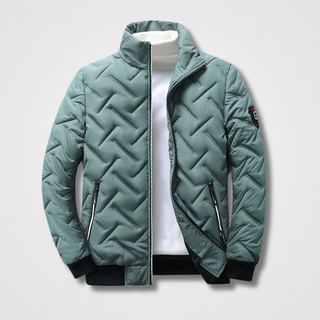 Herren Stepp Slim Fit Jacke | Mit Reißverschluss