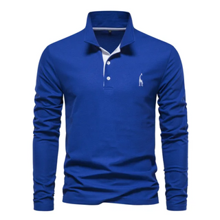 Herren Polo-Shirt mit schmalem Schnitt | Langarm