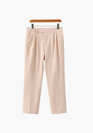 Luca | Herren Elegante Hose | Hoher Bund