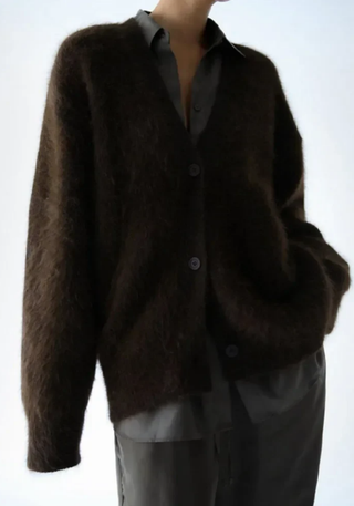Damen Weicher Oversize Strickcardigan | Kuschelig