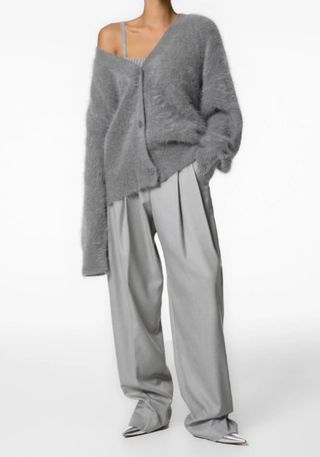 Damen Weicher Oversize Strickcardigan | Kuschelig