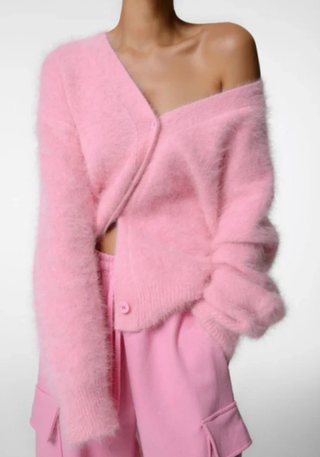 Damen Weicher Oversize Strickcardigan | Kuschelig