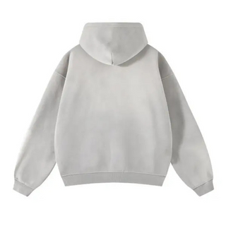 Herren Zip Hoodie im Washed Look | Oversized & Schwer