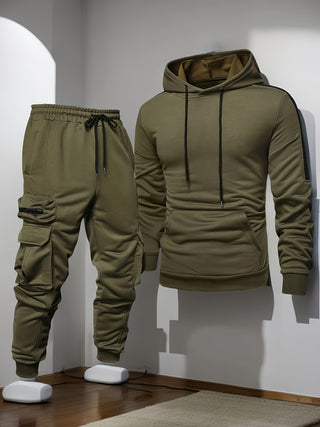 Herren Sport Trainingsanzug | Zip Up Hoodie & Jogginghose