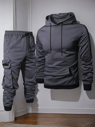 Herren Sport Trainingsanzug | Zip Up Hoodie & Jogginghose