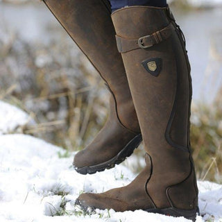 Damen Reitstiefel | Schnallenriemen