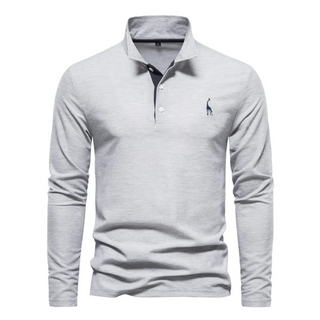Herren Polo-Shirt mit schmalem Schnitt | Langarm