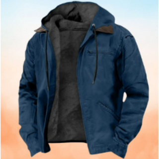 Herren Kapuzen Freizeitjacke | Mit Reißverschluss