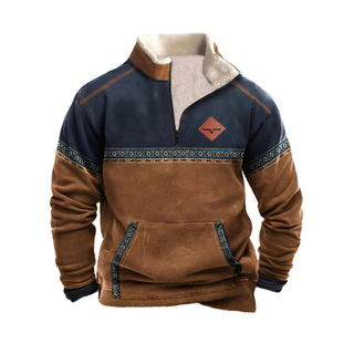 Herren Halbzip-Pullover | Stammesdesign