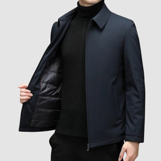 Herren Slim Fit Zip-Up Jacke | Lässig