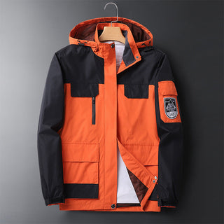 Herren Outdoor Regenjacke | Mit Kapuze