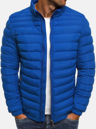 Herren Puffer Zip-Up Jacke | Lässig