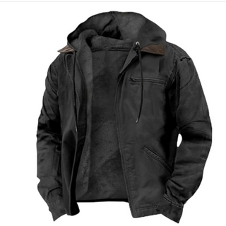Herren Kapuzen Freizeitjacke | Mit Reißverschluss