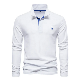 Herren Polo-Shirt mit schmalem Schnitt | Langarm