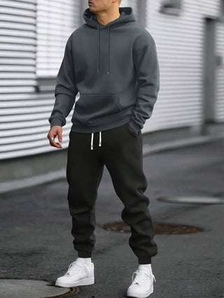 Herren Kapuzen Trainingsanzug Set | Pullover Hoodie & Jogginghose