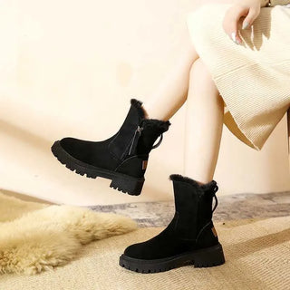 Damen Winter Stiefeletten | Mit Reißverschluss