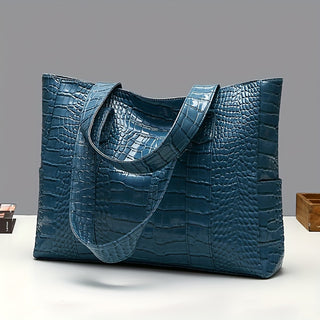 Damen Große Schultertasche | Prägung Tote