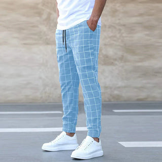 Herren Stylische Jogger-Hosen | Kariert