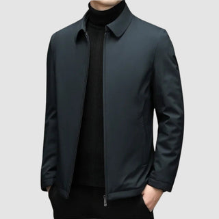 Herren Slim Fit Zip-Up Jacke | Lässig