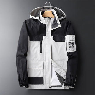 Herren Outdoor Regenjacke | Mit Kapuze